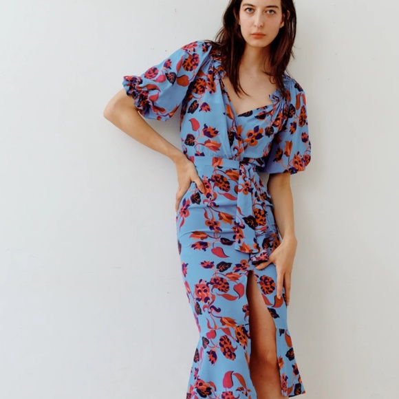 Saloni Olivia Silk dress - Picture 4 of 16